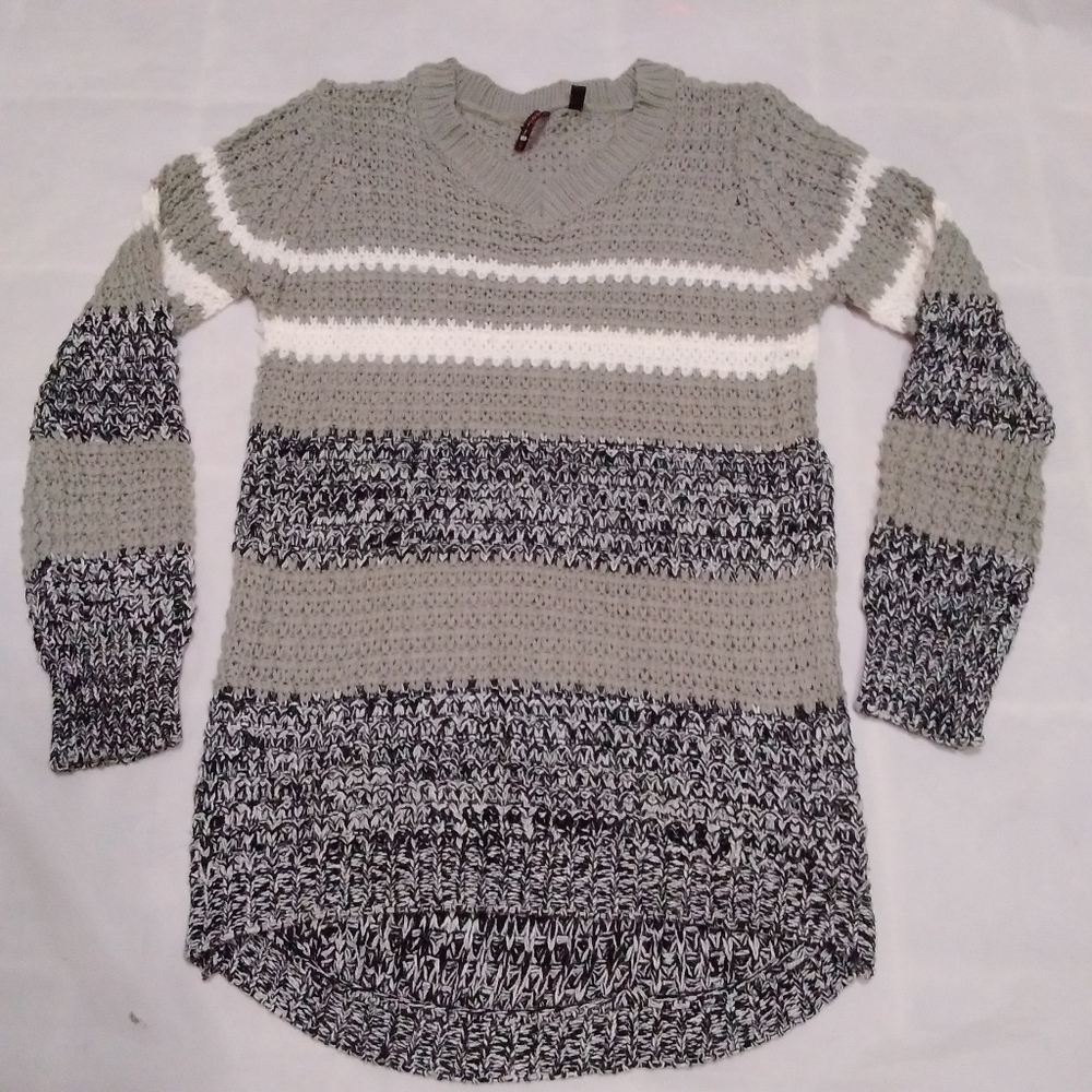 Poof Girl Knit Sweater Size Large